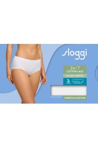 sloggi 24/7 Cotton Lace Midi C3P
