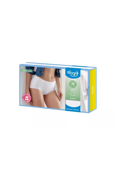 sloggi 24/7 Cotton Lace Midi