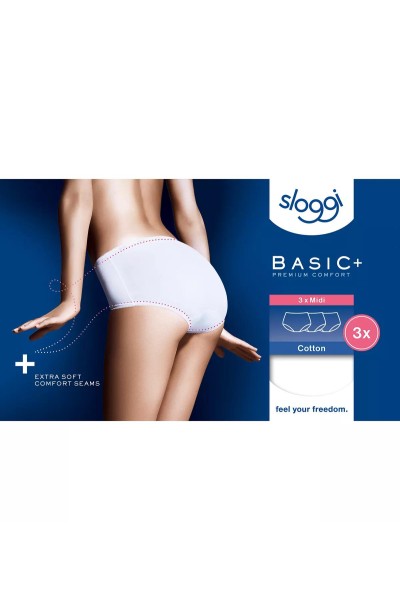 sloggi Basic+ Midi 3P