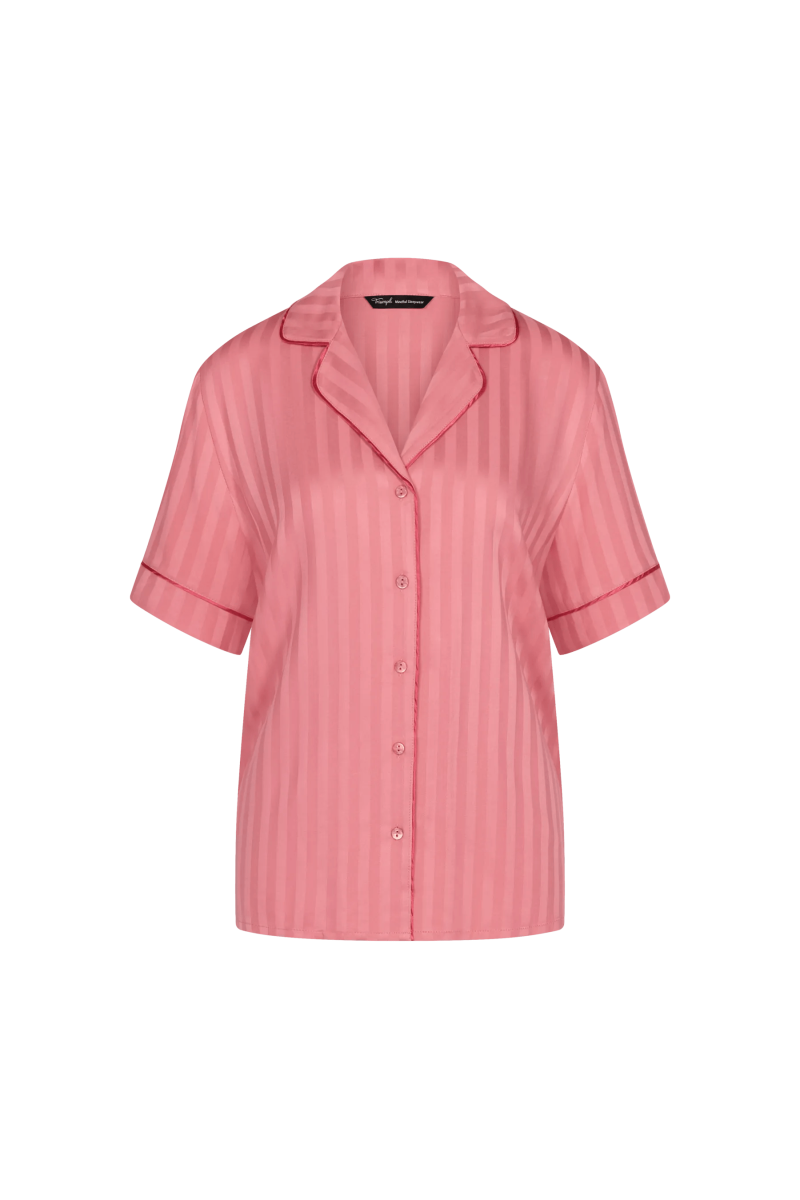 Amourette Jacquard Boyfriend Shirt