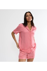 Amourette Jacquard Boyfriend Shirt