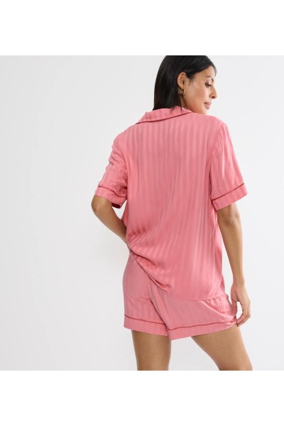 Amourette Jacquard Boyfriend Shirt