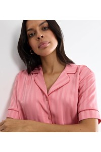 Amourette Jacquard Boyfriend Shirt