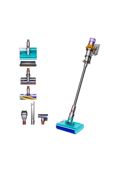 Dyson Vacuum Cleaner V15s Detect Dry and Wet Submarine 448798-01 - Nickel-Satin Gelb
